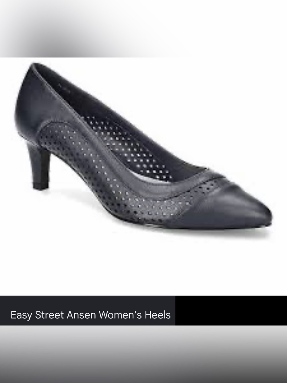 NWT Easy Street Women’s Ansen Navy 2.25” Pumps with Pointed Toe, Size 9M